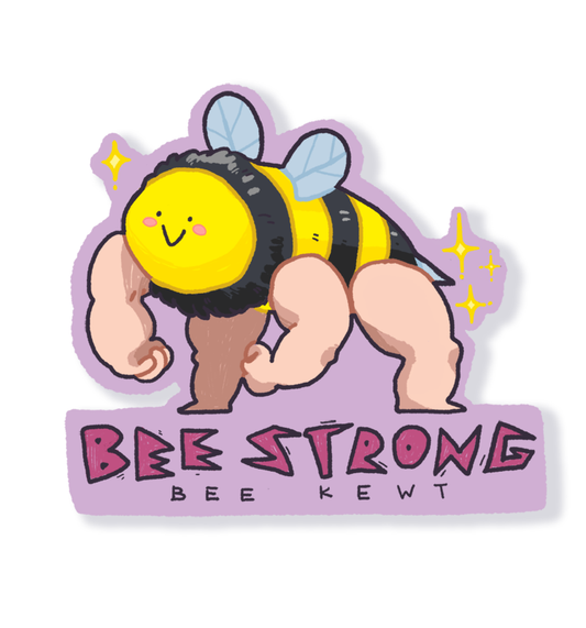 Bee Strong Sticker
